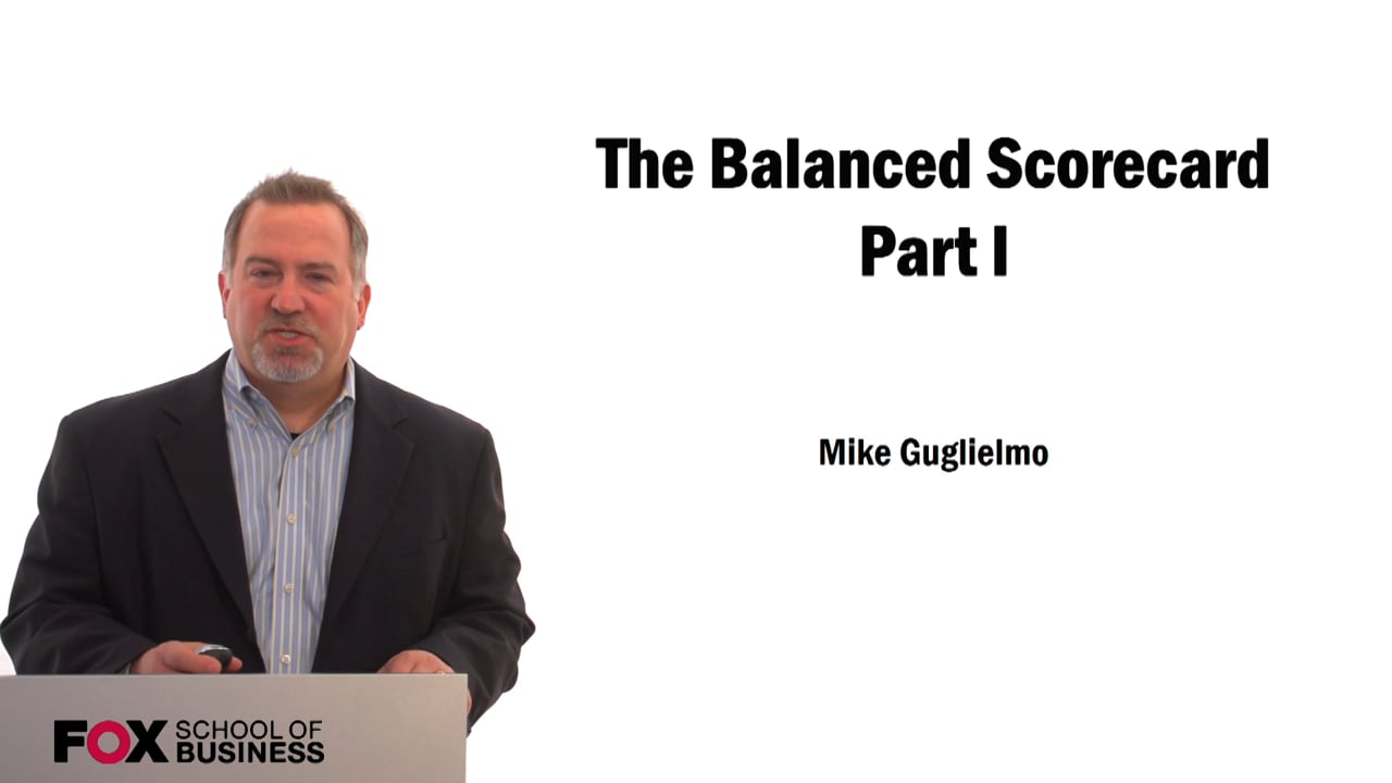 The Balance Scorecard Part 1