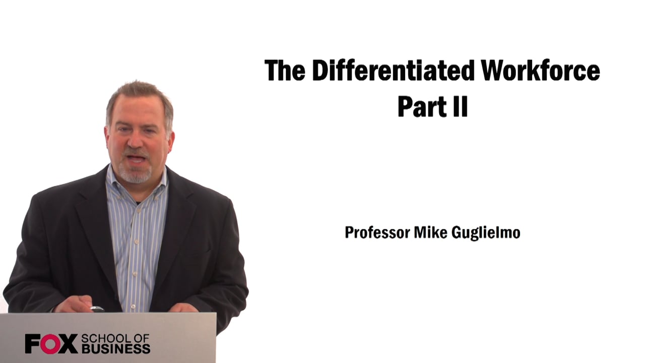 The Differentiated Workforce Part 2