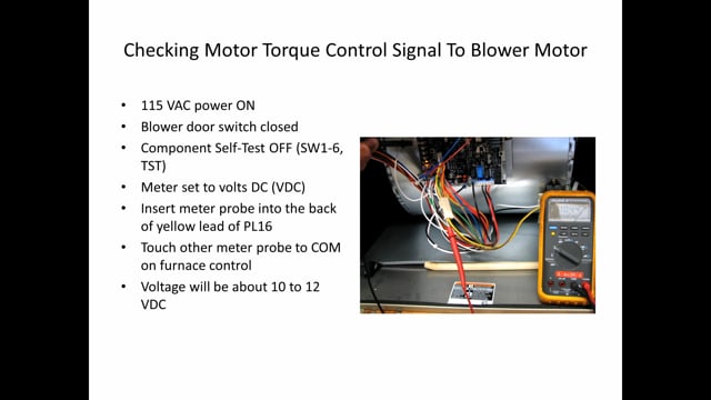 Troubleshooing Indoor Fan Motors - PWM