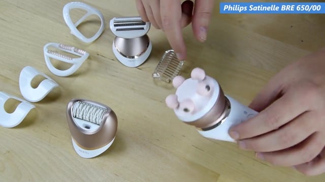 fajance Dental Kirsebær Philips Satinelle BRE650 Prestige Wet and Dry epilator on Vimeo