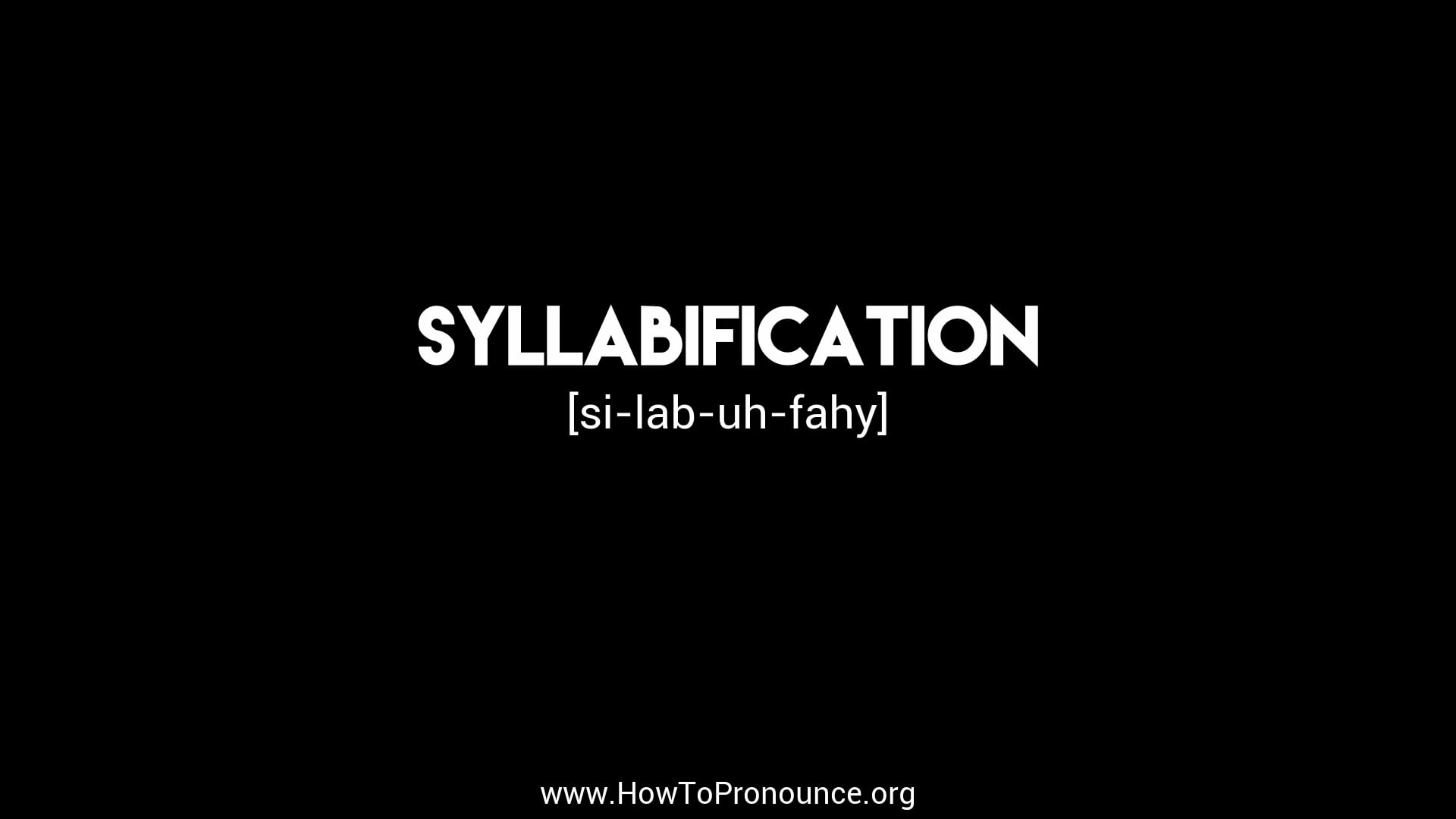 how-to-pronounce-syllabification-on-vimeo