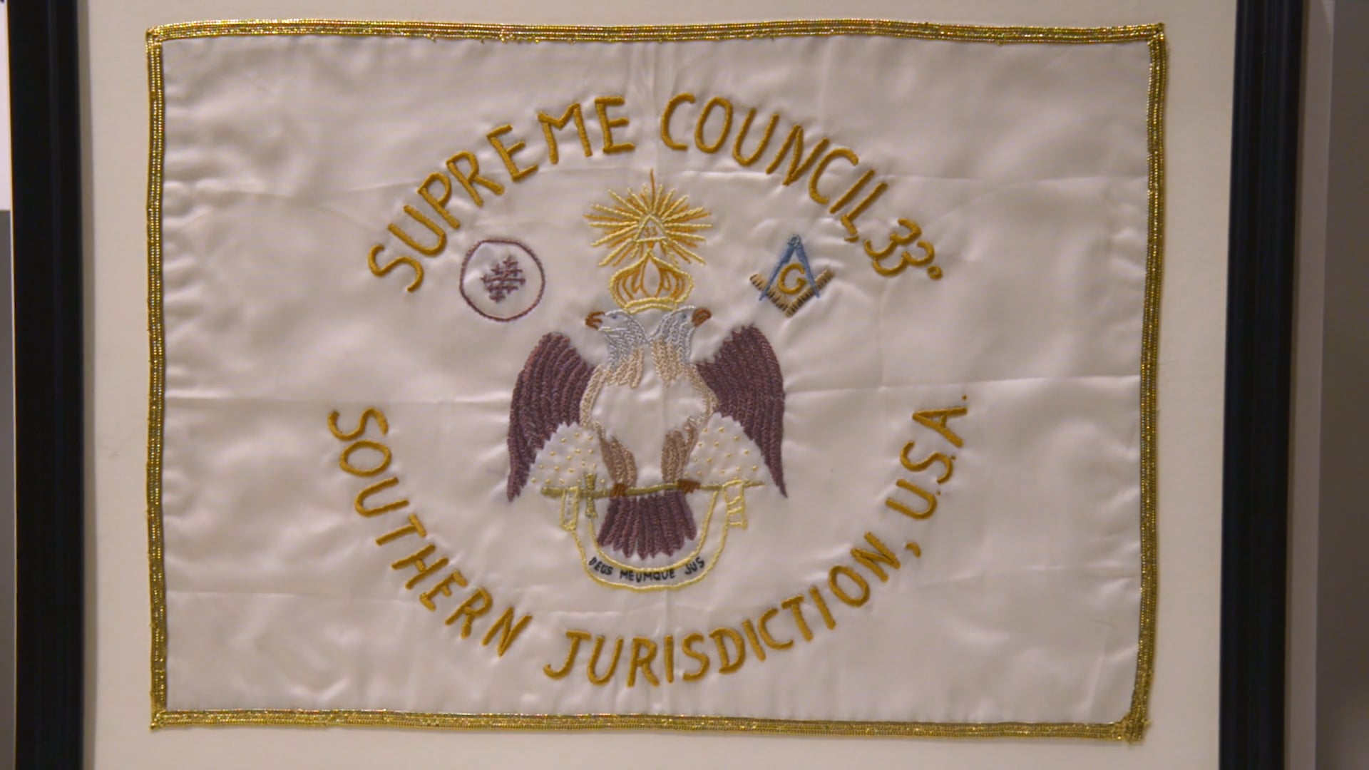 A Scottish Rite Flag that Went to the Moon