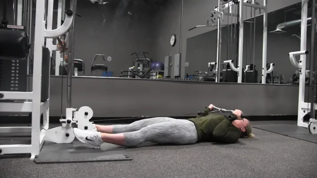 Kneeling Incline Cable Curl