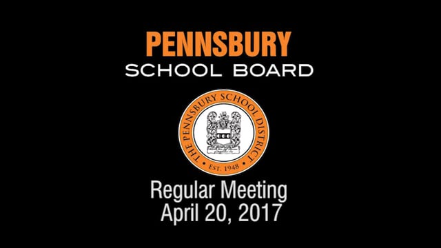 Pennsbury School Board Meeting for April 20, 2017
