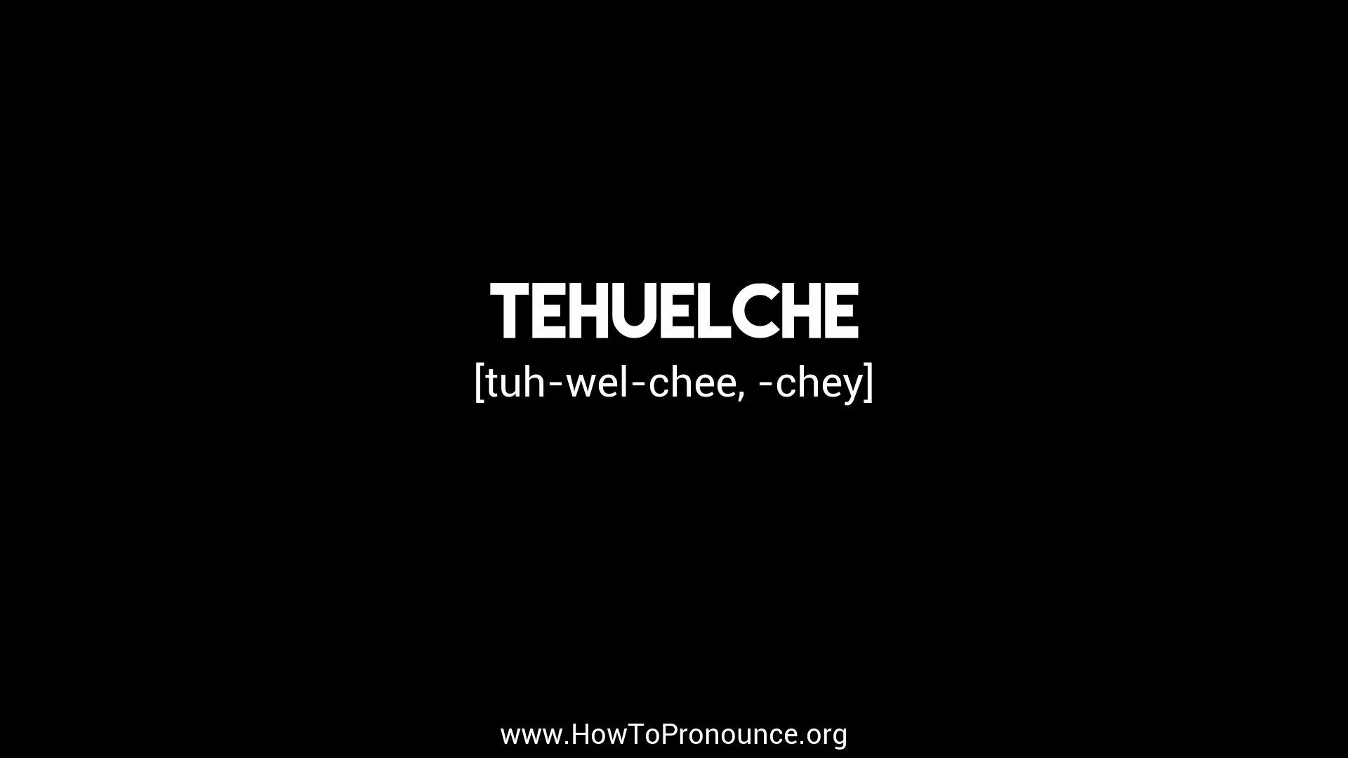 how-to-pronounce-tehuelche-on-vimeo