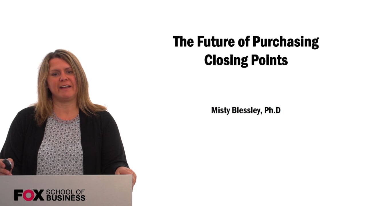 Login to view The Future of Purchasing Closing Points