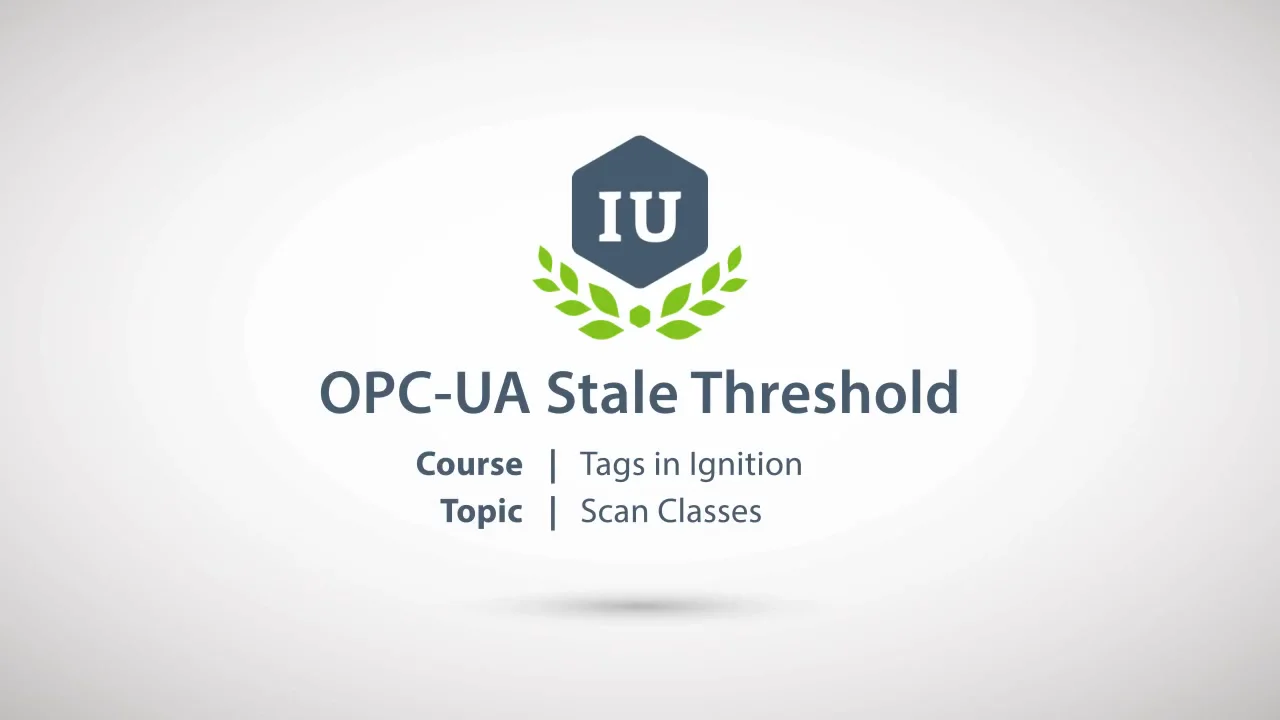 OPC-UA Stale Threshold Video at Inductive University