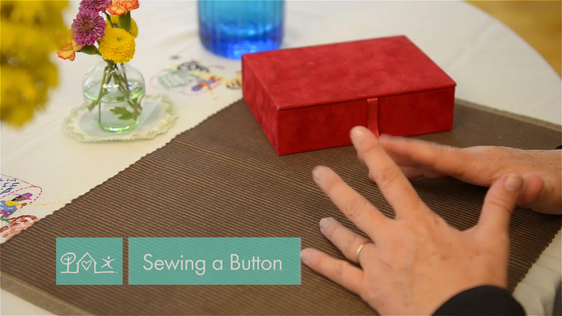 Button Sewing Exercise - Montessori Services