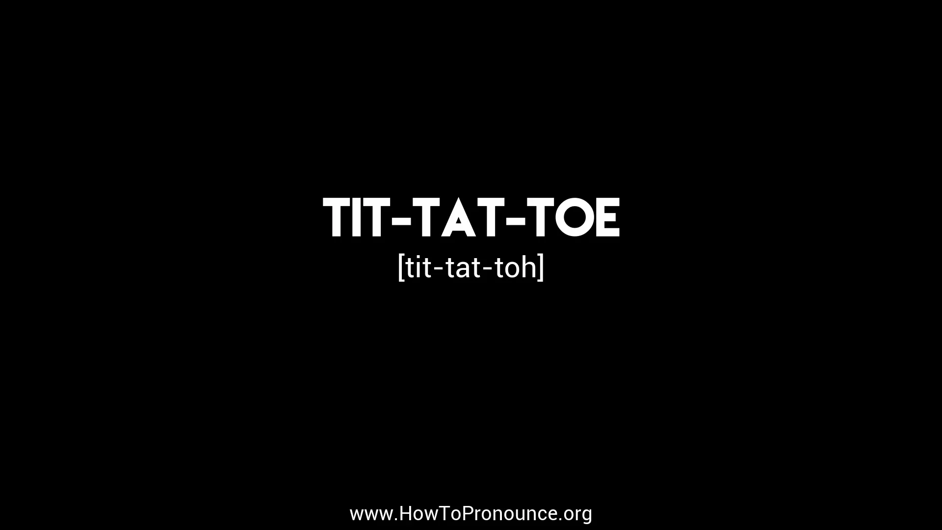 How to pronounce tit