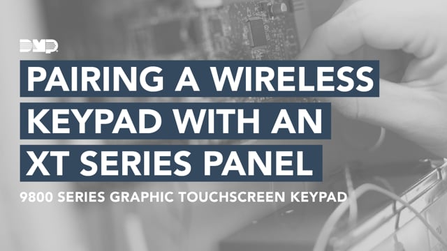Pairing a Wireless Keypad with an XT Series Panel