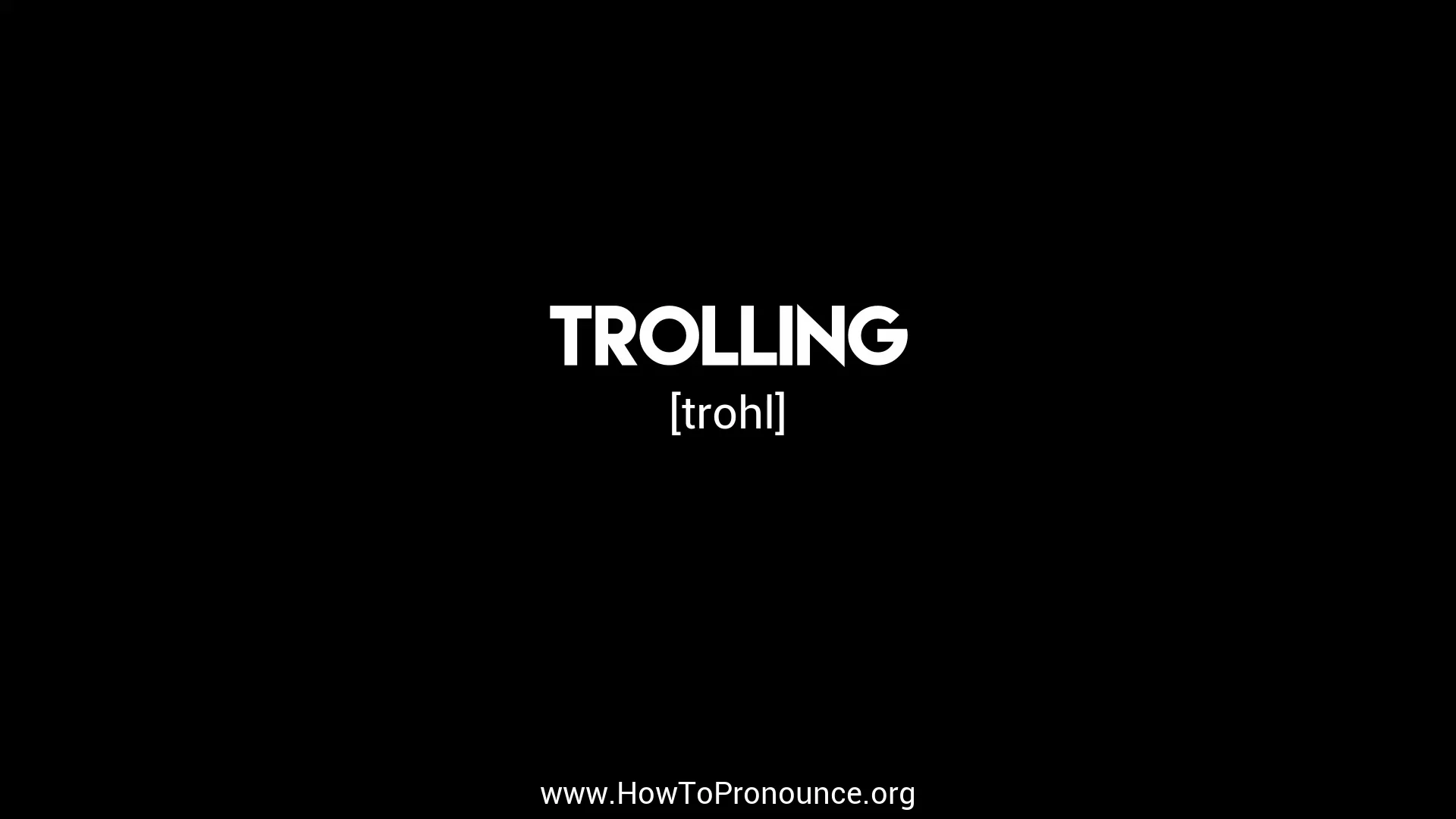 trolling  Tradução de trolling no Dicionário Infopédia de Inglês -  Português