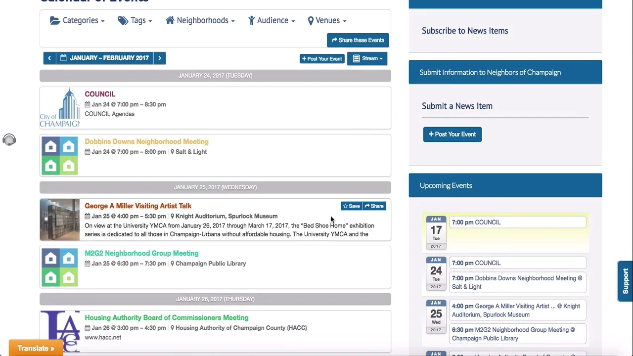 Calendar View Options on Vimeo