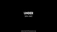  How To Pronounce under On Vimeo