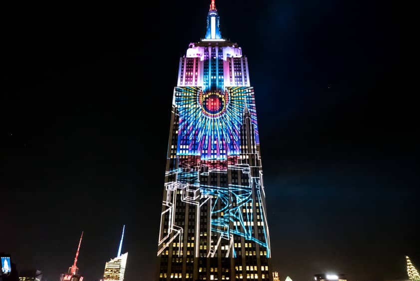 Cnn Election Night Empire State Building Projections On Behance