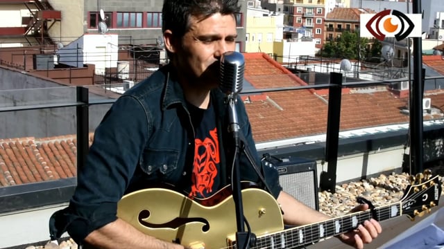 Guitarrista tributo Madrid en evento