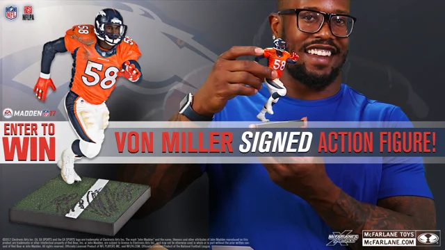 Von Miller Denver Broncos Football NFL Original Autographed Items for sale