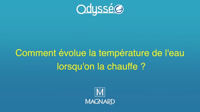 Manuel, p. 154 : Comment évolue la température de l’eau lorsqu’on la chauffe ?
