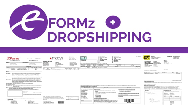 eFORMz For Drop Shipping