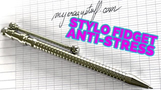 Shipenophy stylo rotatif anti-stress Stylo rotatif à doigts pour