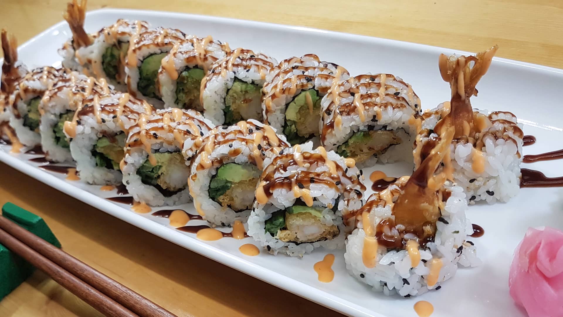 Deep Fried Shrimp Sushi Roll on Vimeo