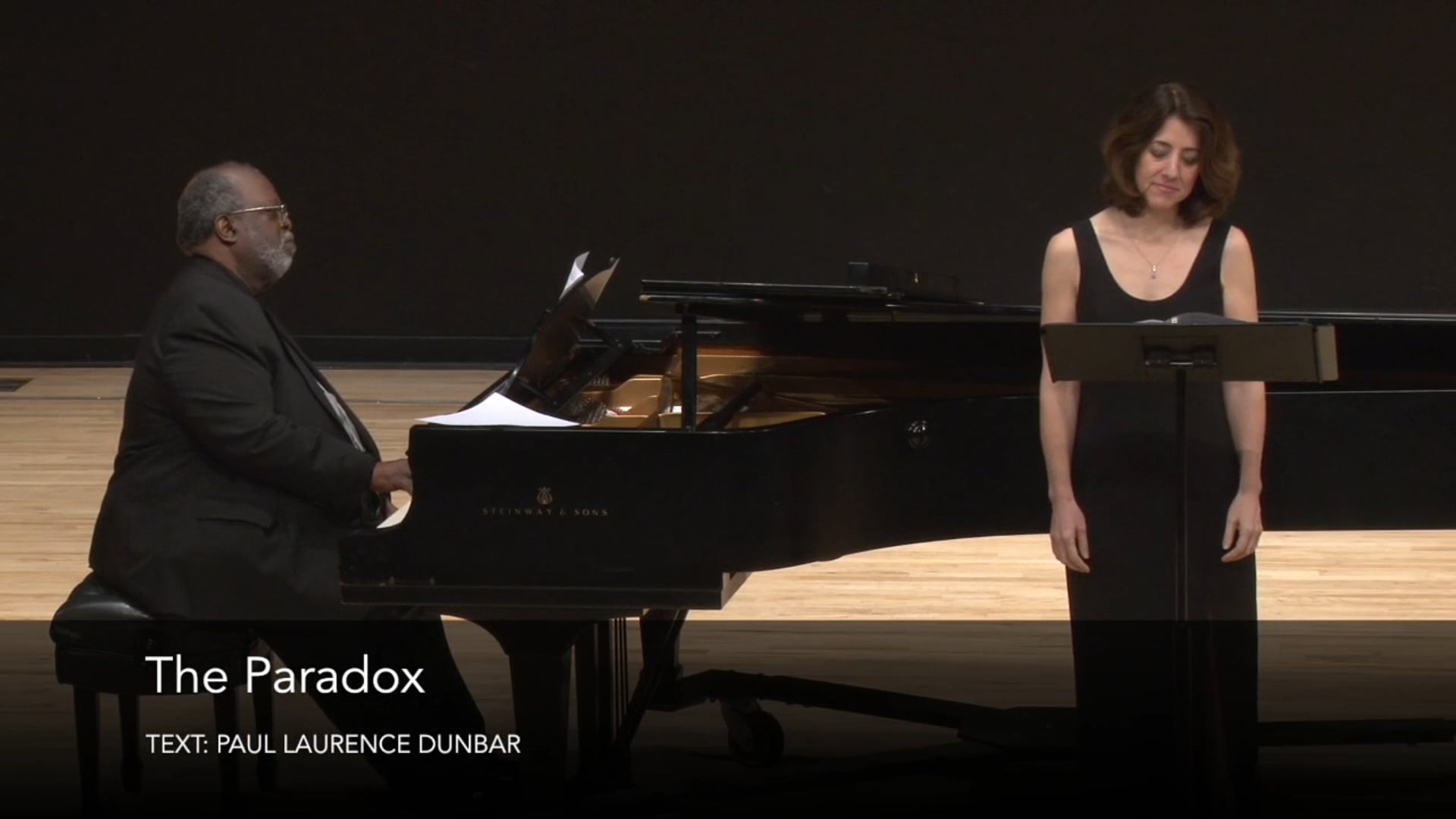 "The Paradox" (from the song cycle "Dream Trilogy and Wake-Up Call"; Jennings/Dunbar)