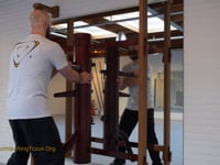 EWO - Sifu Edgar Zimmermann (Wooden Dummy Training - Different Than Usual)