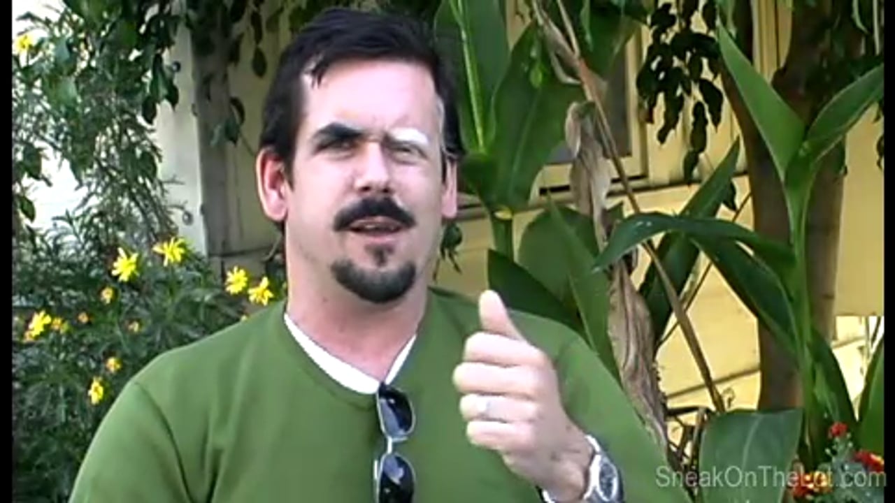 What do you think about when you are looking at a scene?