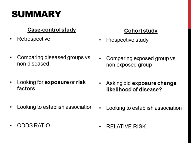 Case Control Study Vs Cohort Study Pp Made Easy On Vimeo