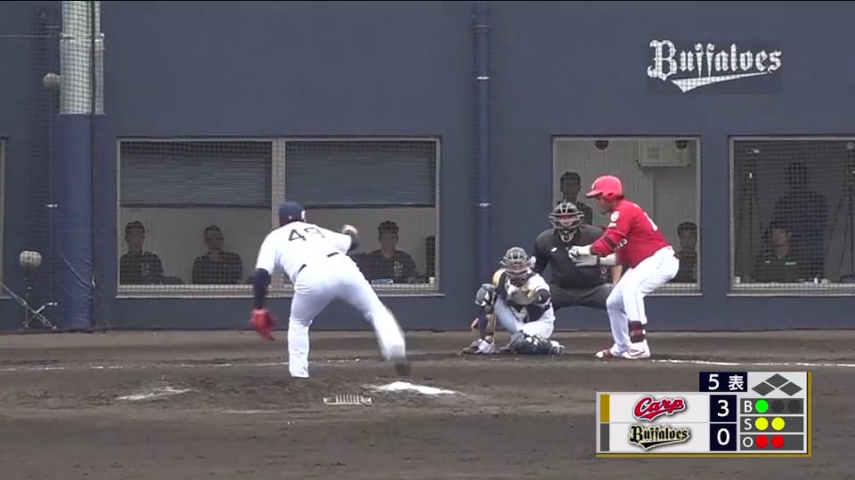 【ファーム】バファローズ・澤田が3者連続三振で1回無失点に抑える!! 2017/5/9 Bs-C(ファーム)