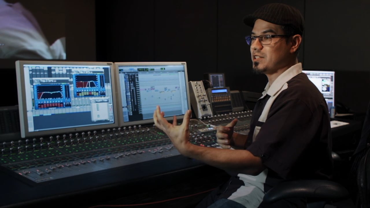 Show us a scene that demonstrates what sound can do