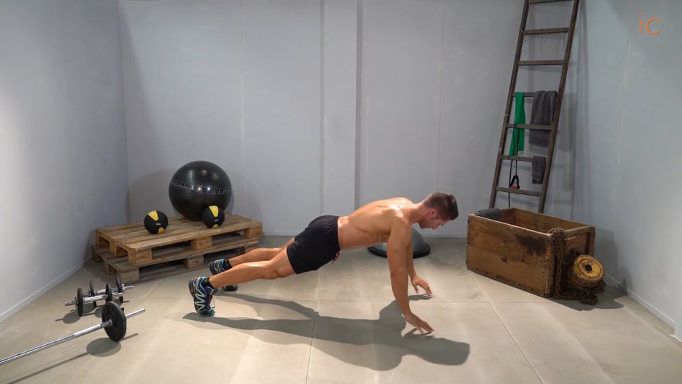 FLEXIONES CON EMPUJE DINÁMICO