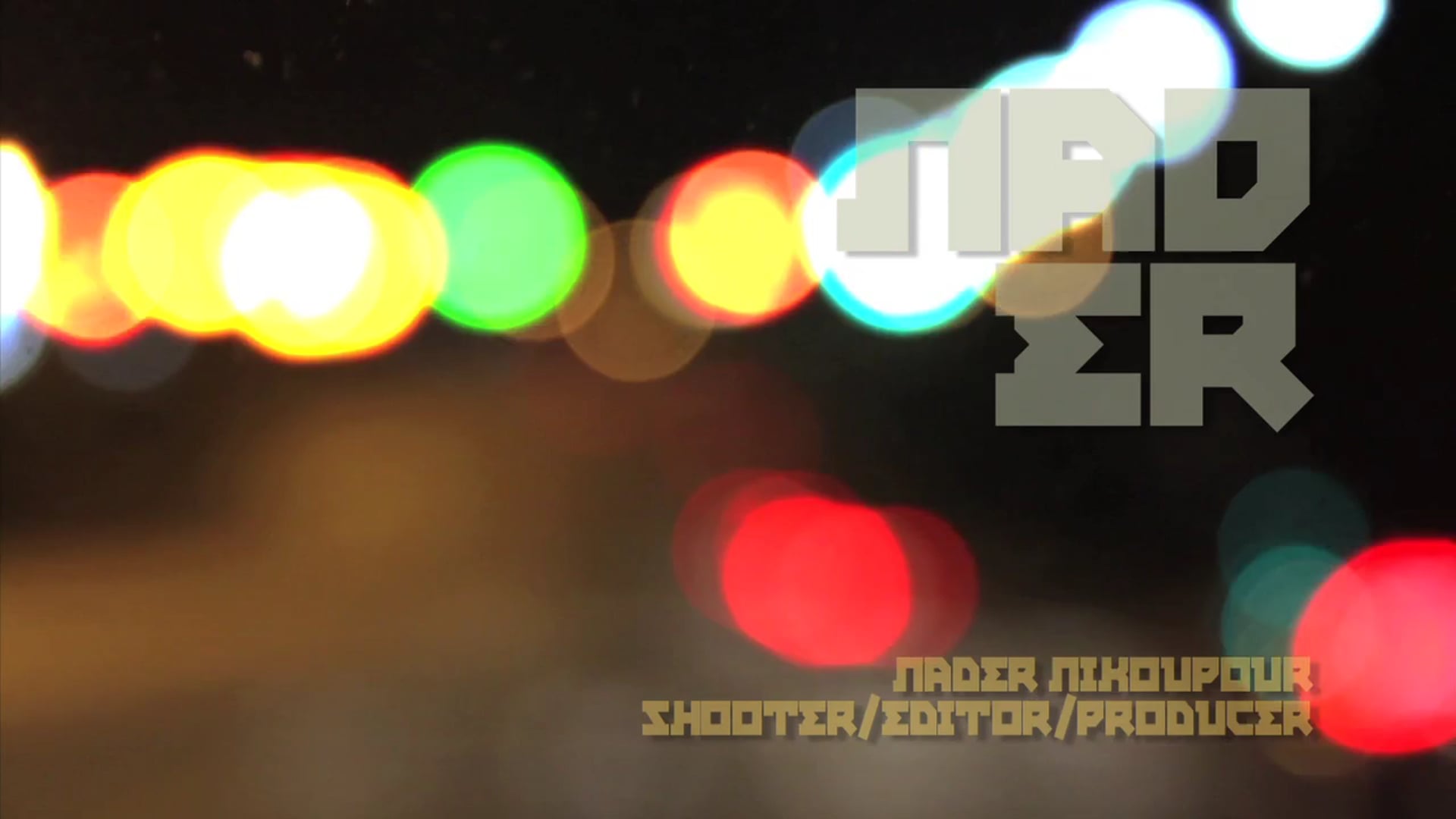 Nader Nikoupour 2014 Reel