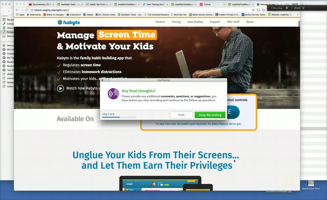 Testing on Vimeo