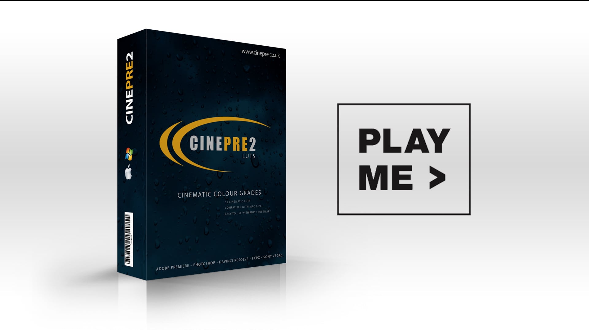 CinePre2 - Cinematic Film LUTs