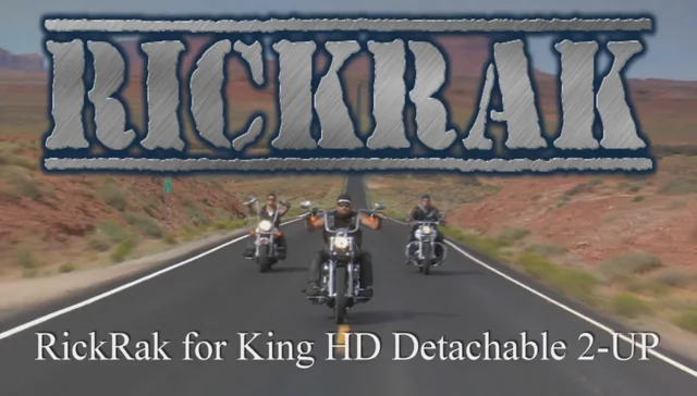 Strapless Motorcycle Rack Harley Street Glide or Road Glide - RickRak