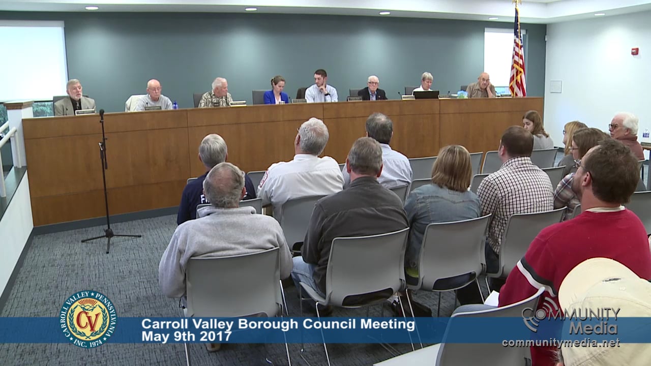 Carroll Valley Borough Meeting 05/09/2017 on Vimeo