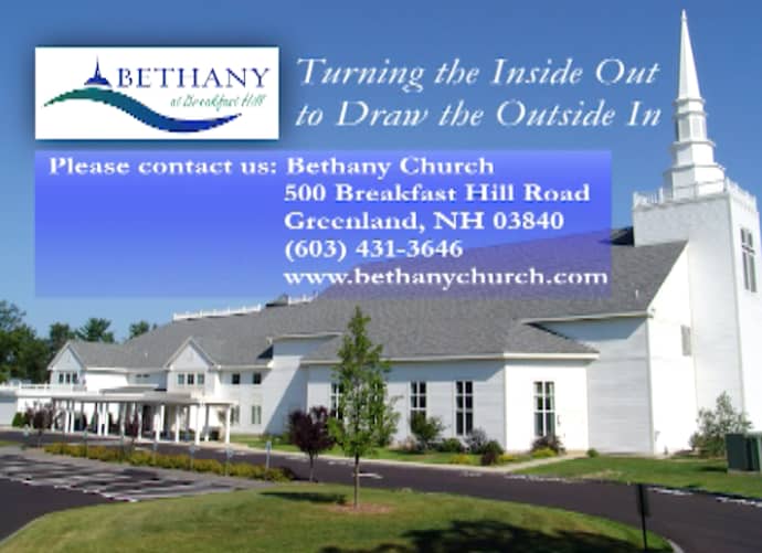 Bethany Church Greenland, NH Sermon Crossing the Line Baptismal