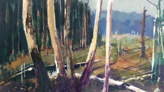 Carlos Espiga gana el concurso de pintura al aire libre de Berriz