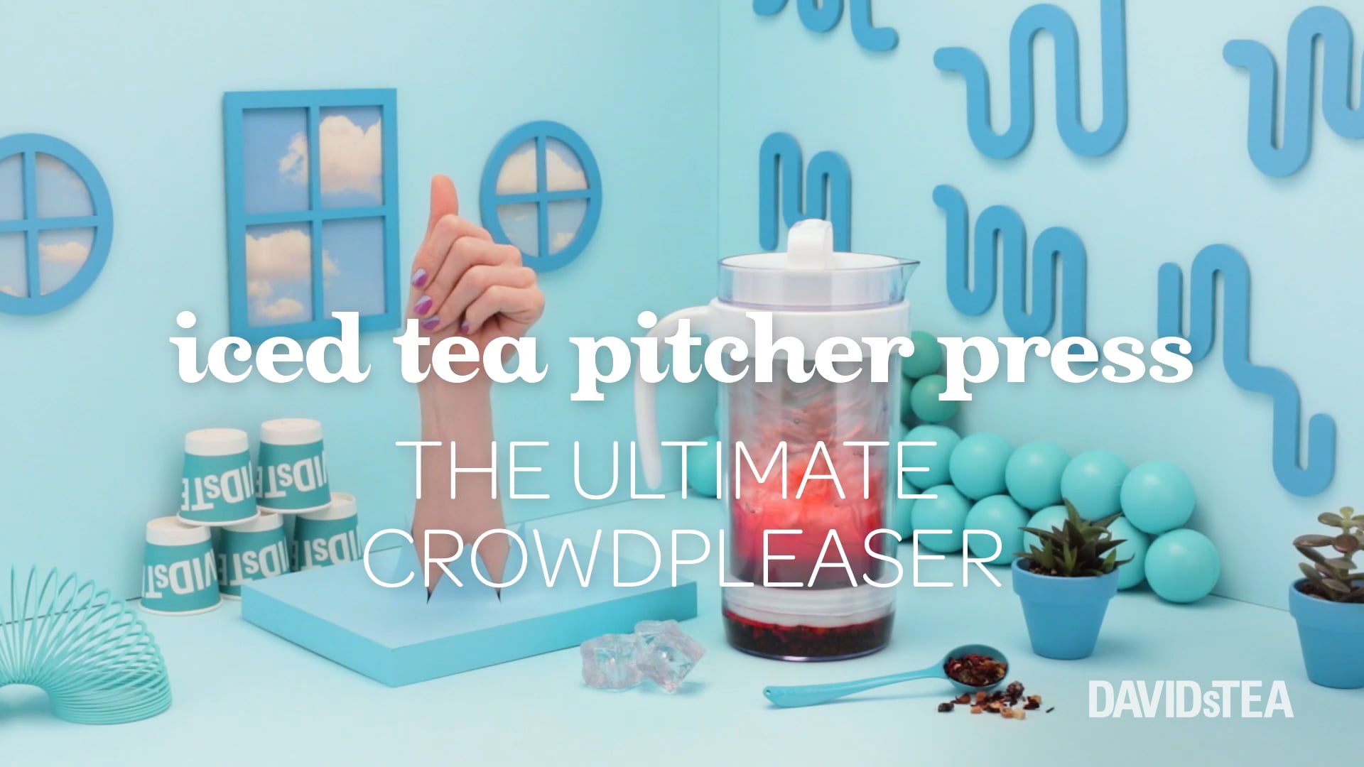 DAVIDS TEA — Iced Tea Pitcher Press (Short) on Vimeo