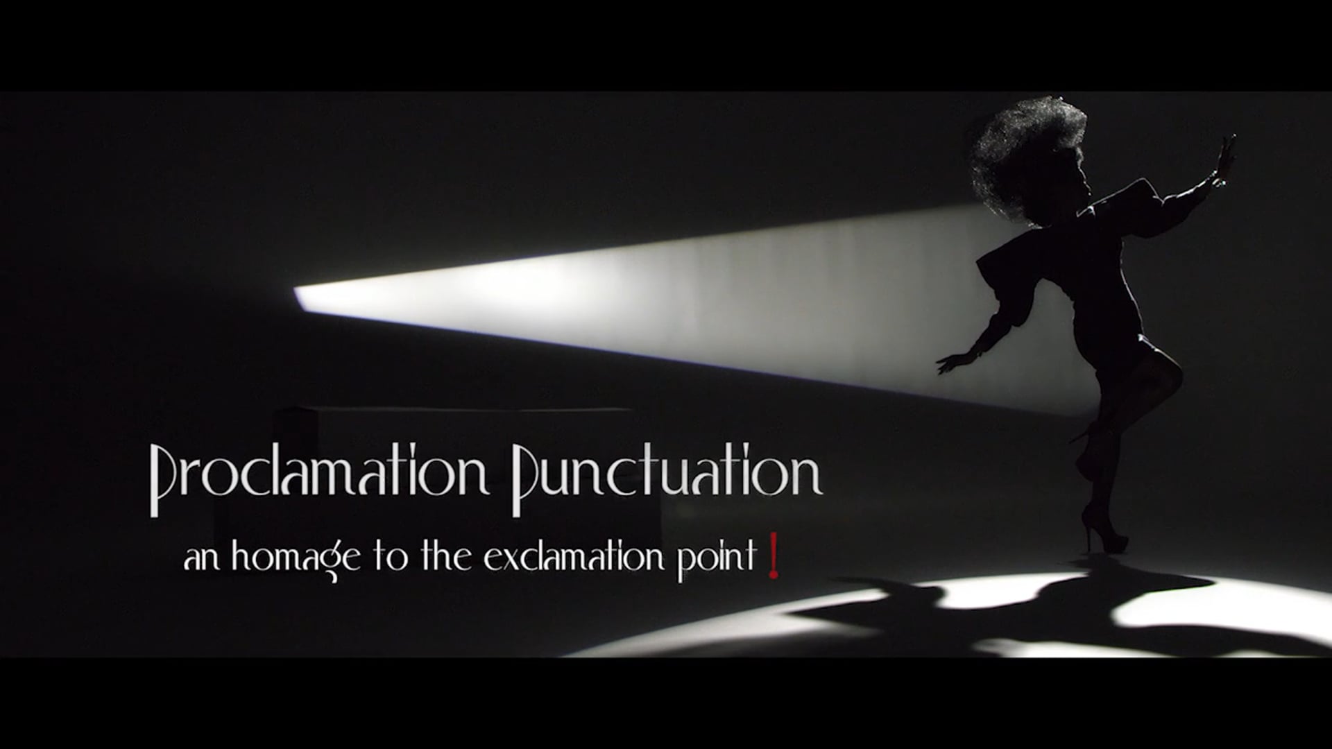 Proclamation Punctuation