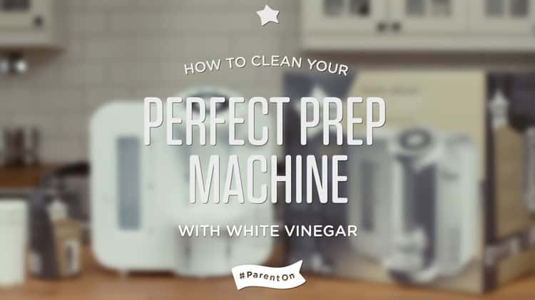 How to clean your Perfect Prep Machine with white vinegar on Vimeo