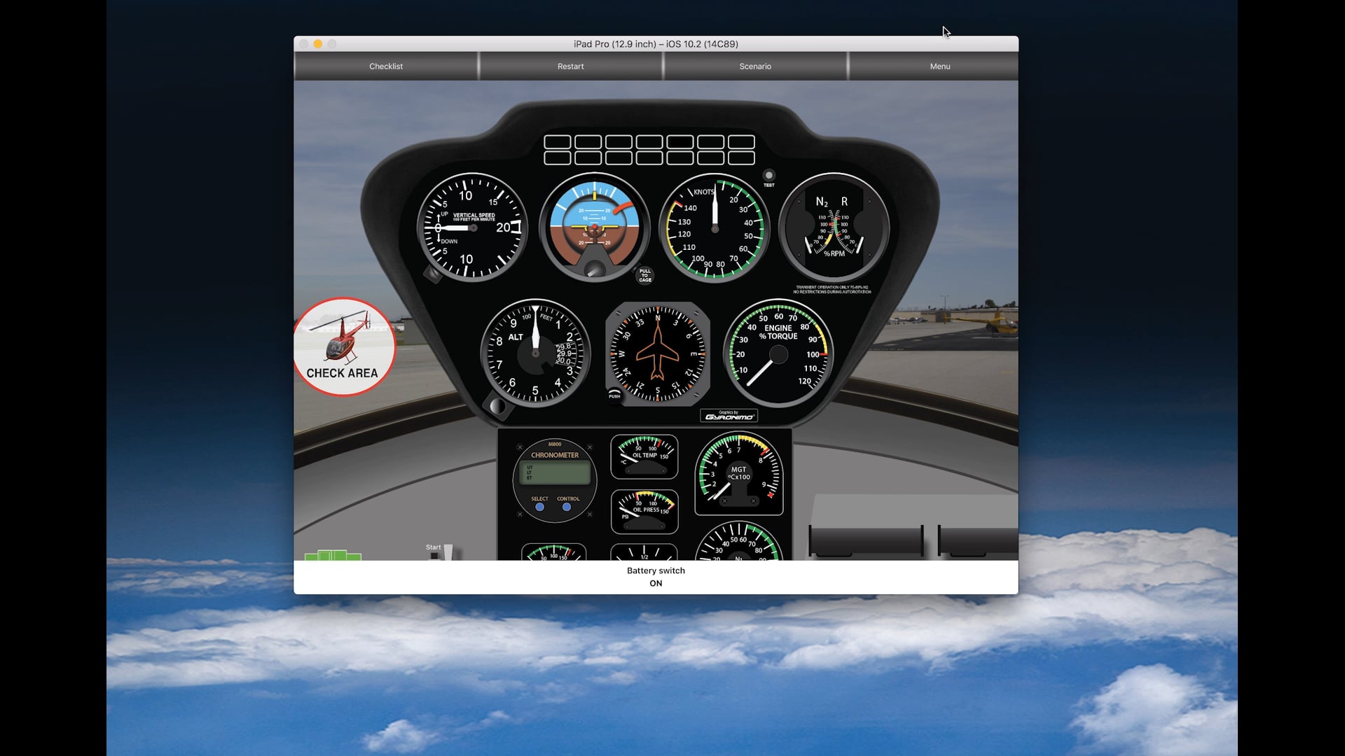 Robinson R66 Cockpit Trainer