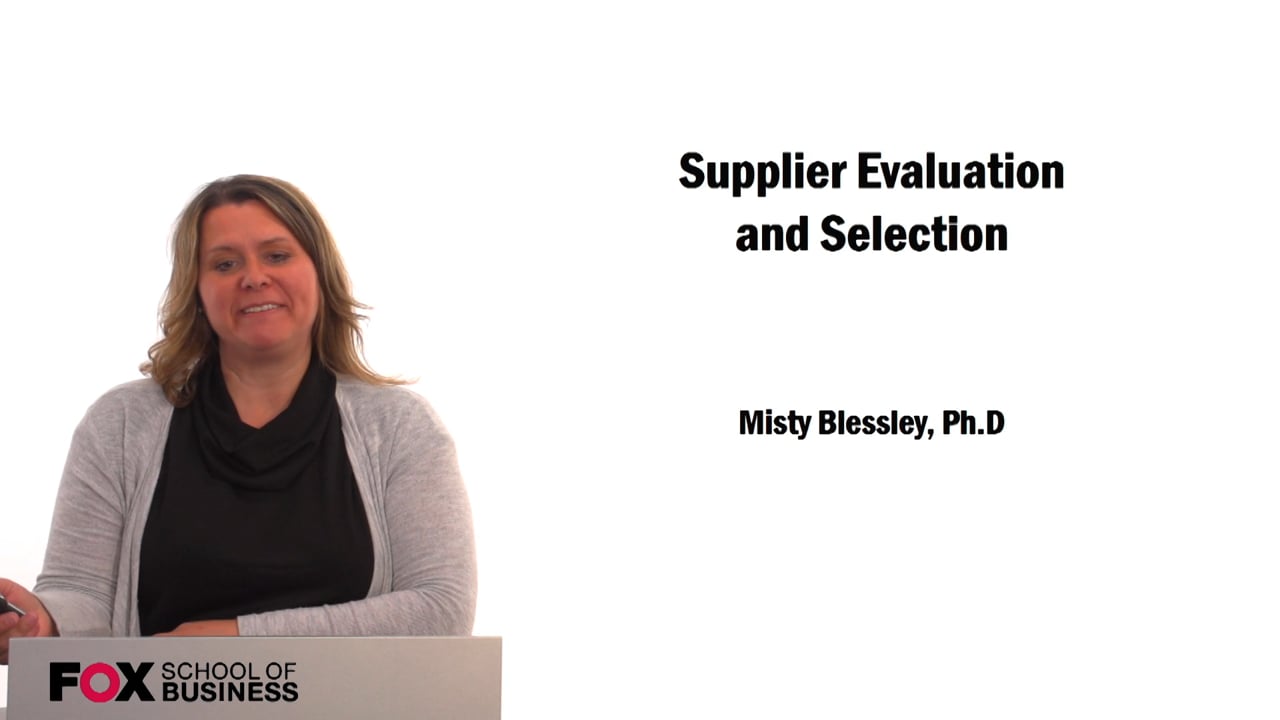 59677Supplier Evaluation and Selection