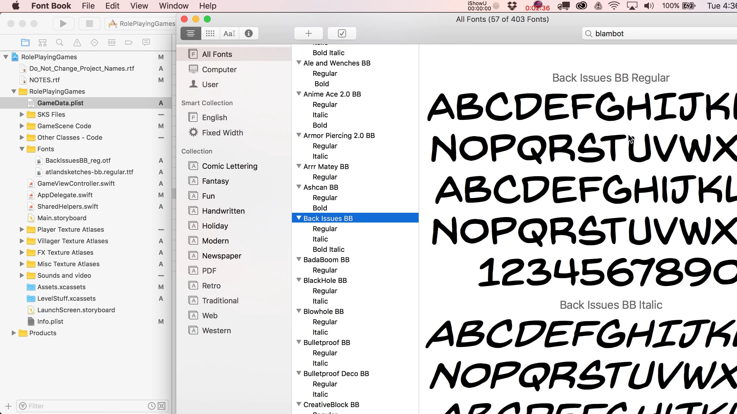 how-to-add-custom-fonts-to-the-rpg-xcode-kit-on-vimeo