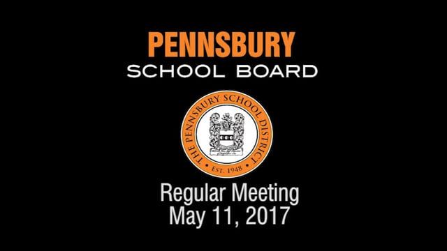 Pennsbury School Board Meeting for May 11, 2017