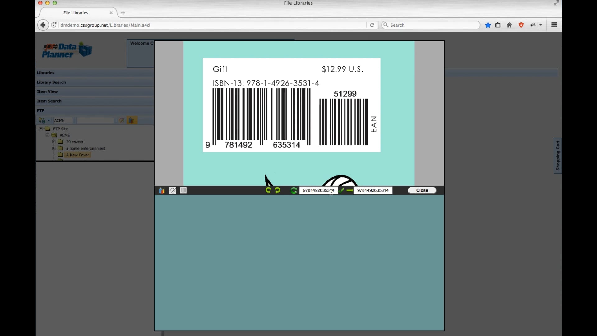 Using DM Bar Code scanner to Match FTP graphics to orders on Vimeo