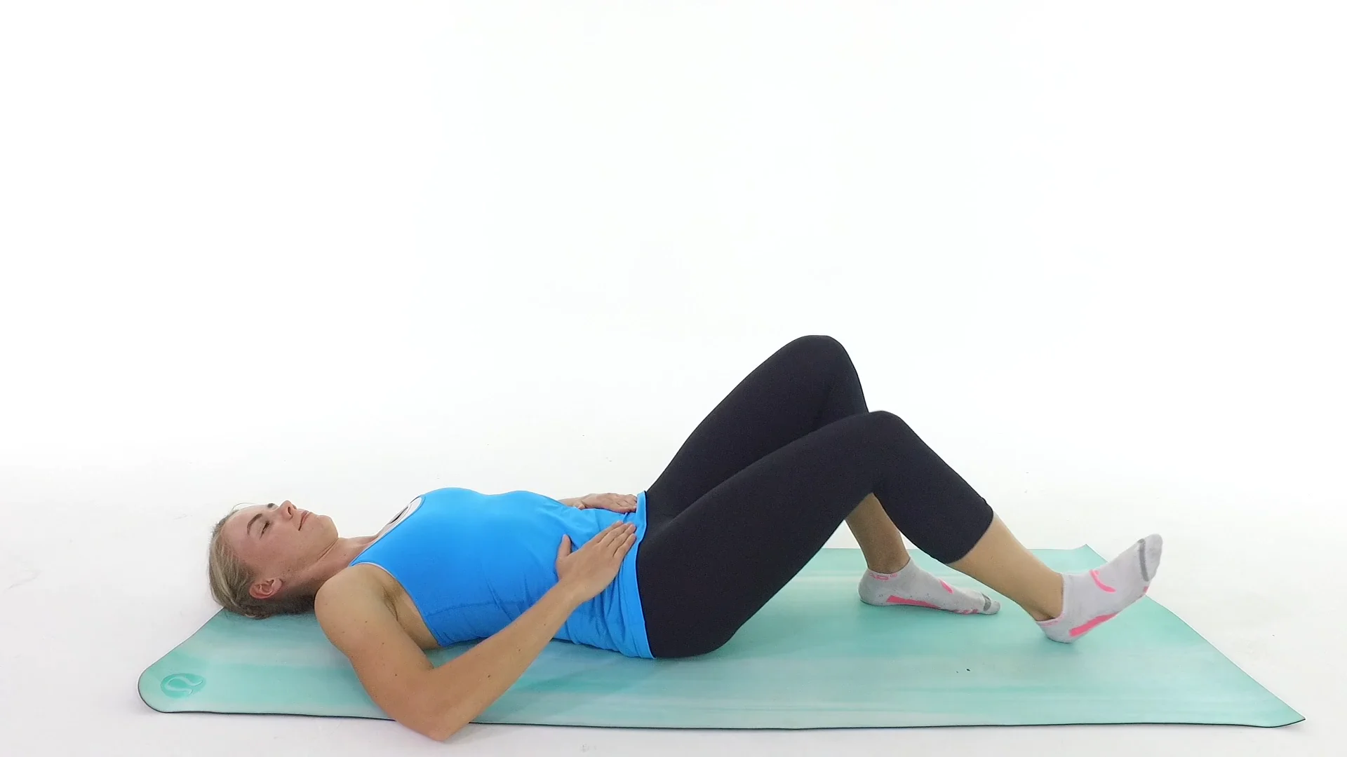 Transversus Abdominis Bracing with Heel Slides on Vimeo