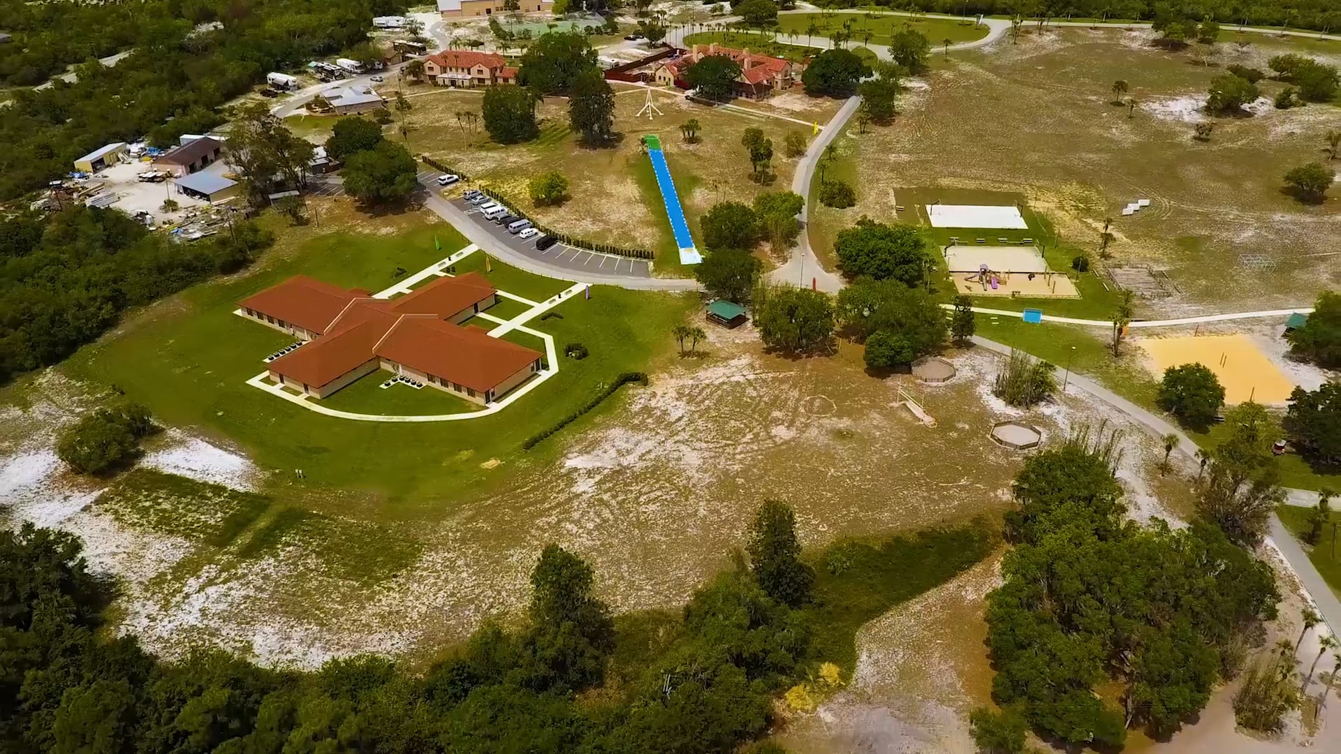 Lake Placid Camp & Conference Center from Above