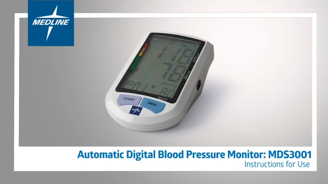 Medline Automatic Digital Blood Pressure Monitor, Universal Size