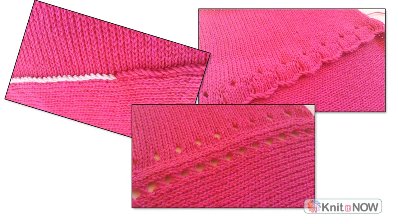 Decorative Yoke Seam Machine Knitting Tutorial